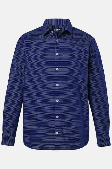 Men+ Hemd, Langarm, Kentkragen, Struktur, Comfort Fit, bis 8 XL