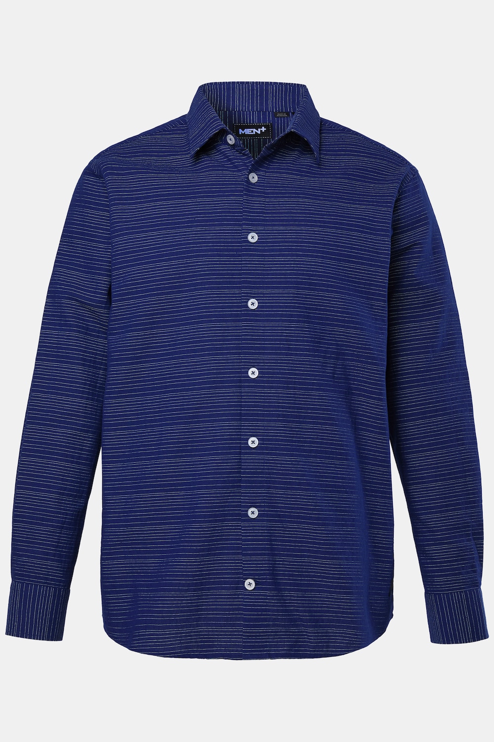 Men+ Hemd, Langarm, Kentkragen, Struktur, Comfort Fit, bis 8 XL