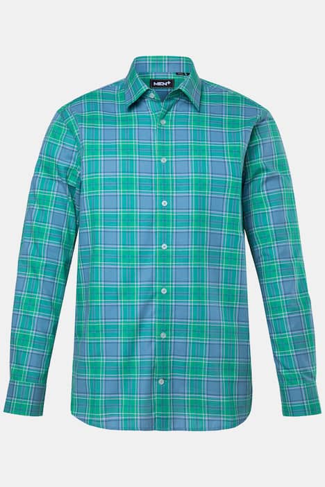 Men+ Karohemd, Langarm, Kentkragen, Comfort Fit, bis 8 XL