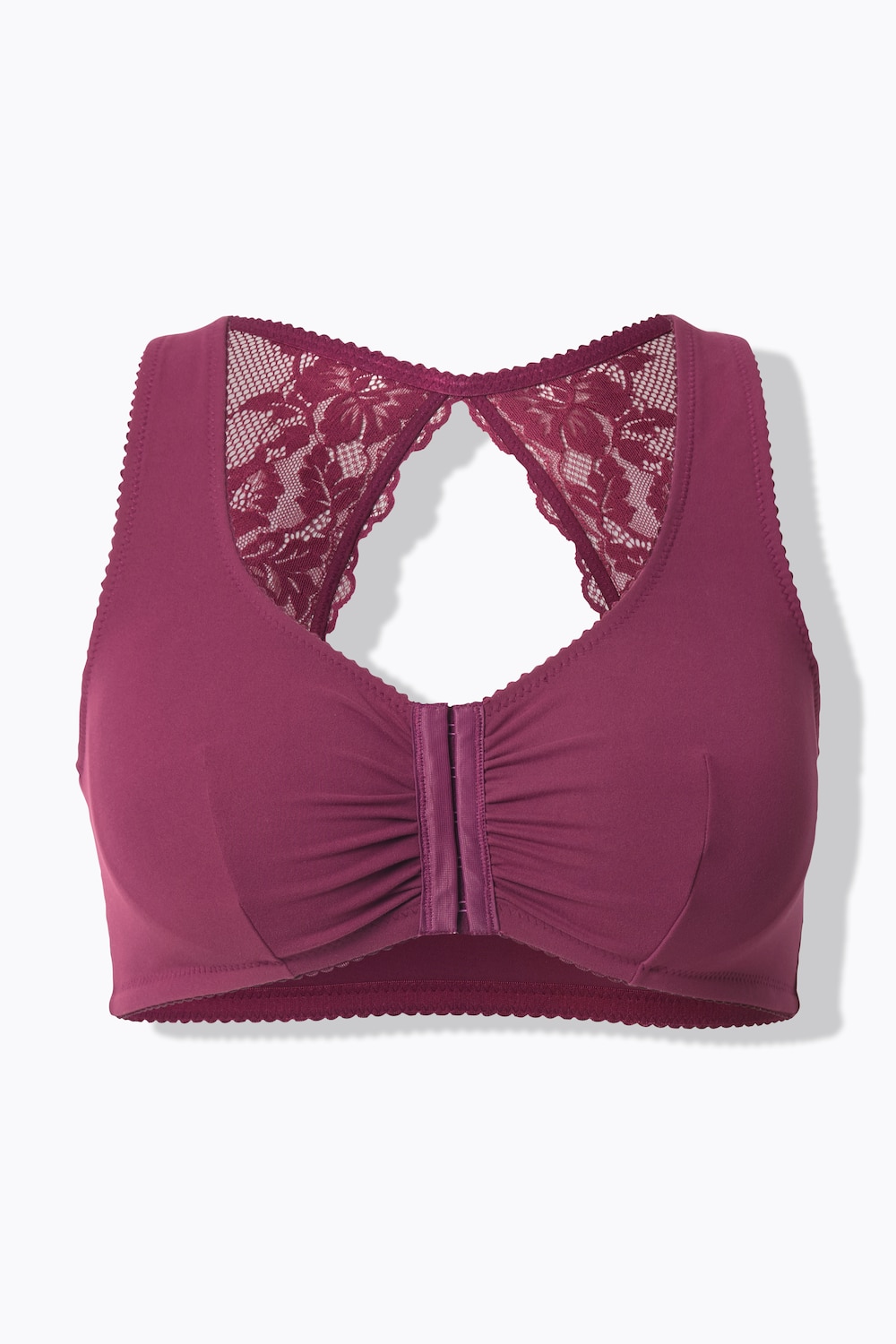 Stora storlekar Bustier, Dam, lila, storlek: 100D, Polyester/Elastan/Syntetfibrer, Ulla Popken