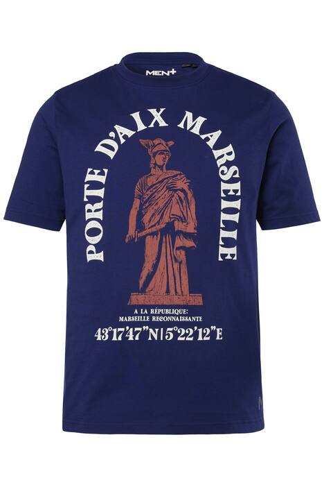 Tričko, krátké rukávy, kulatý výstřih, přední potisk