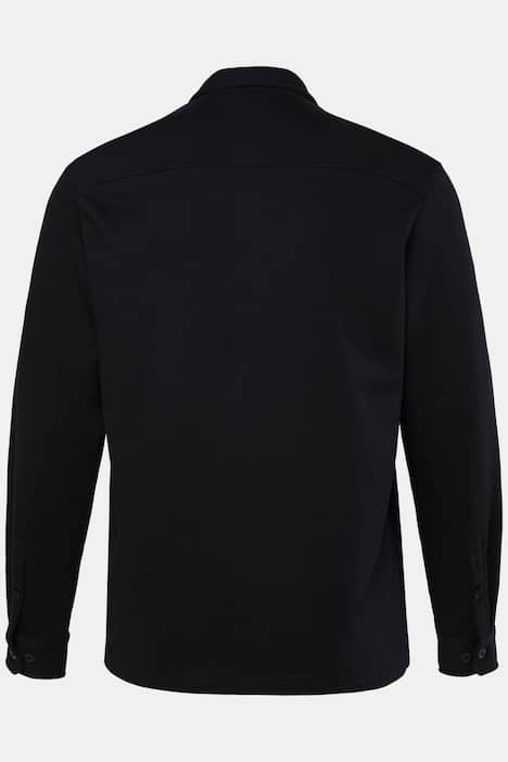 Men+ Sweat-Overshirt, Langarm, Hemd, Kentkragen, bis 8 XL