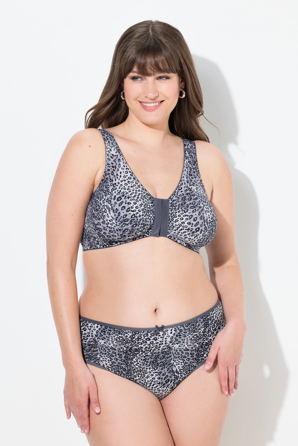 Große Größen Bustier, Damen, grau, Größe: 130D, Synthetische Fasern/Elasthan, Ulla Popken