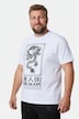 Men+ T-Shirt, Brustprint, Halbarm, Rundhals, bis 8 XL