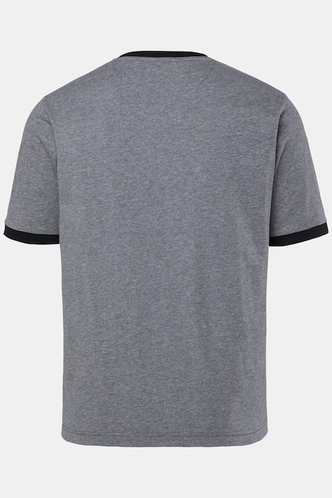 Men+ T-Shirt, Brustprint, Halbarm, Rundhals, bis 8 XL