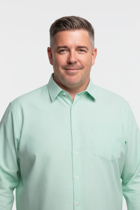 Boston Park Leinenmix-Streifenhemd, Langarm, Kentkragen, Comfort Fit, bis 8 XL