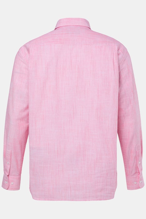 Boston Park Leinenmix-Streifenhemd, Langarm, Kentkragen, Comfort Fit, bis 8 XL