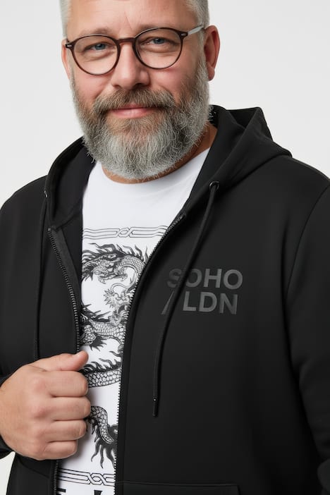 Men+ Kapuzen-Sweatjacke, bis 8 XL