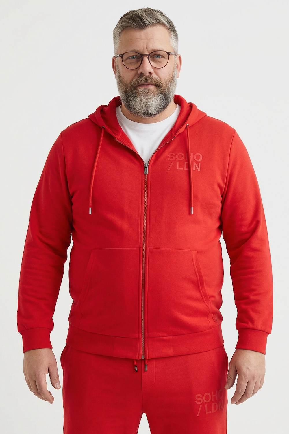 Men+ Kapuzen-Sweatjacke, bis 8 XL