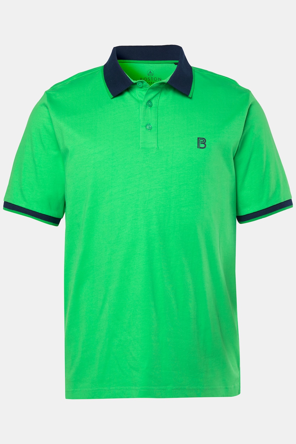 Boston Park Poloshirt, Kontrastkragen, Halbarm, bis 84/86