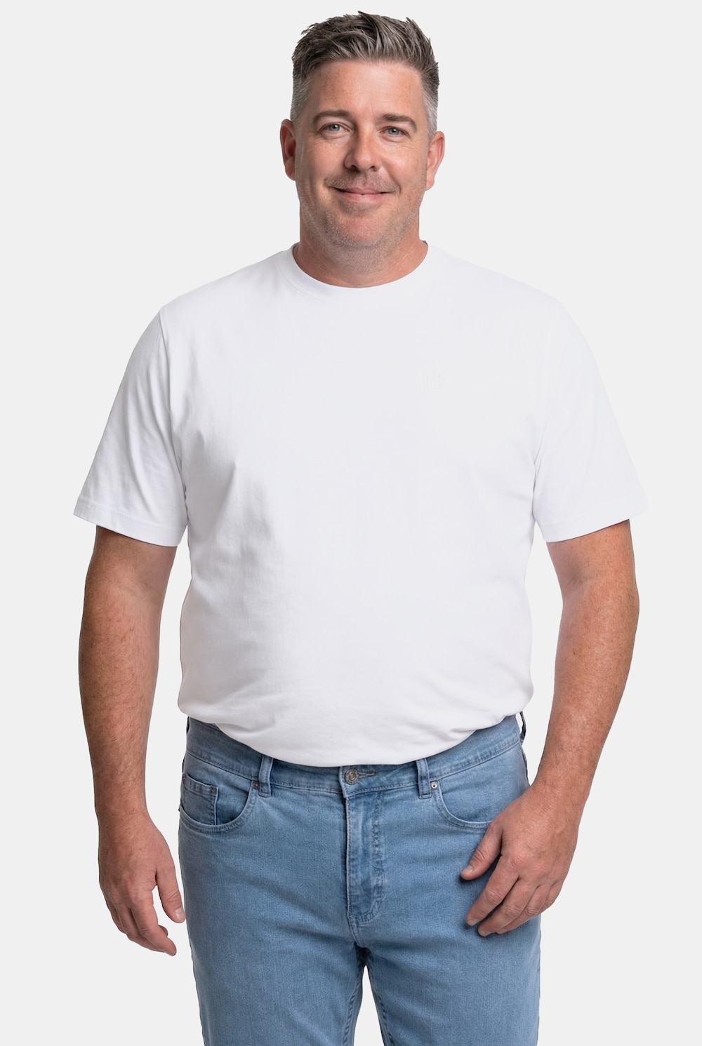 Boston Park T-Shirt, Brustprint, Halbarm, Rundhals, bis 84/86