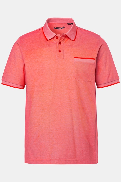 T-shirt Men+, dwukolorowa pika, rękaw 1/2, do rozm. 8 XL