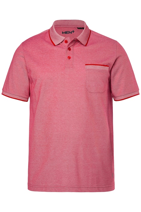 Polokošile, krátké rukávy, náprsní kapsa, dvoutónový materiál