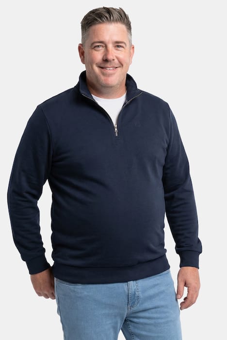 Boston Park Troyer, Sweat, Stehkragen mit Zipper, bis 84/86