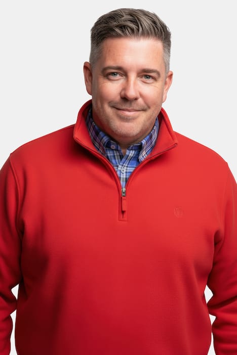 Boston Park Troyer, Sweat, Stehkragen mit Zipper, bis 84/86