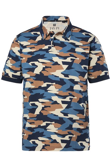 Polokošile JAY-PI FLEXNAMIC®, kolekce outdoor, krátké rukávy, maskáčový vzor, do 7XL