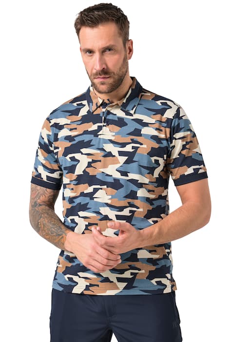 Polokošile JAY-PI FLEXNAMIC®, kolekce outdoor, krátké rukávy, maskáčový vzor, do 7XL