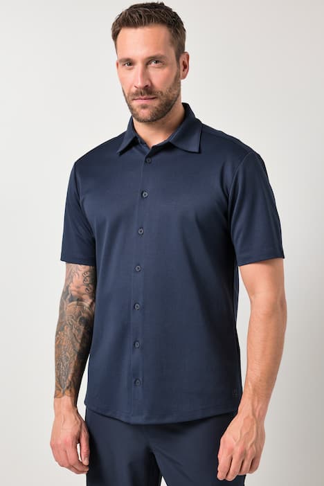 Chemise JAY-PI à manches courtes, coupe Modern Fit, jersey technique et séchage rapide QuickDry, collection Outdoor - jusqu'au 7 XL