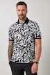 JAY-PI poloshirt FLEXNAMIC®, golf, piqué, all-over print, korte mouwen, tot 7XL