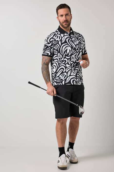 JAY-PI poloshirt FLEXNAMIC®, golf, piqué, all-over print, korte mouwen, tot 7XL
