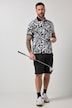JAY-PI poloshirt FLEXNAMIC®, golf, piqué, all-over print, korte mouwen, tot 7XL