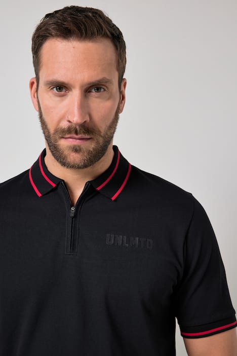 JAY-PI poloshirt FLEXNAMIC®, outdoor, piqué, polokraag, rits, korte mouwen, tot 7XL