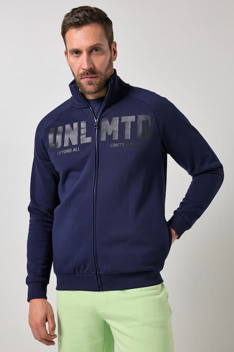 JAY-PI Sweatjacke, Fitness, Stehkragen, bis 7 XL