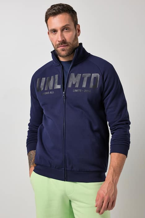 JAY-PI Sweatjacke, Fitness, Stehkragen, bis 7 XL