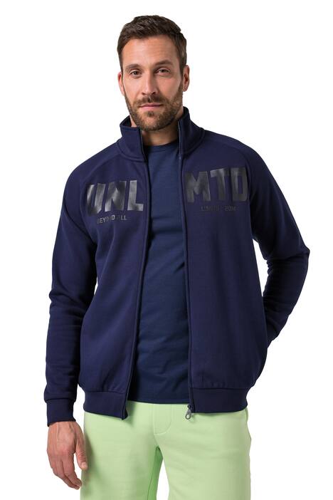 Mikina, stojáček, až 7XL