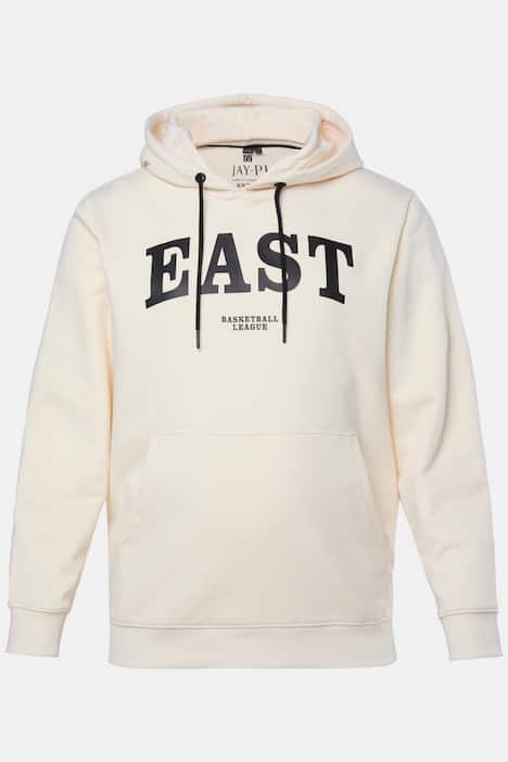 JAY-PI Hoodie, Fitness, Kapuze, Brustprint, bis 7 XL