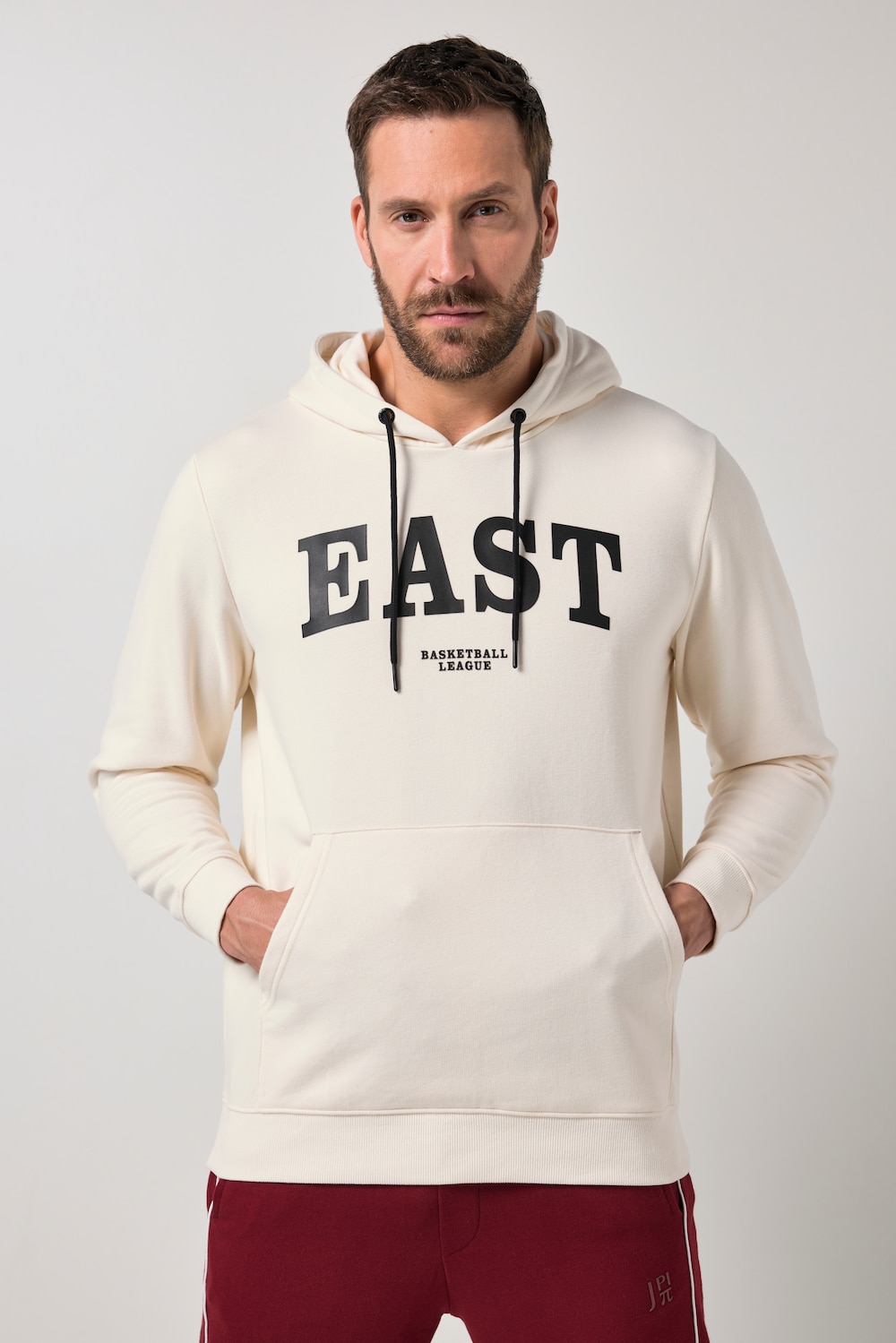 JAY-PI Hoodie, Fitness, Kapuze, Brustprint, bis 7 XL