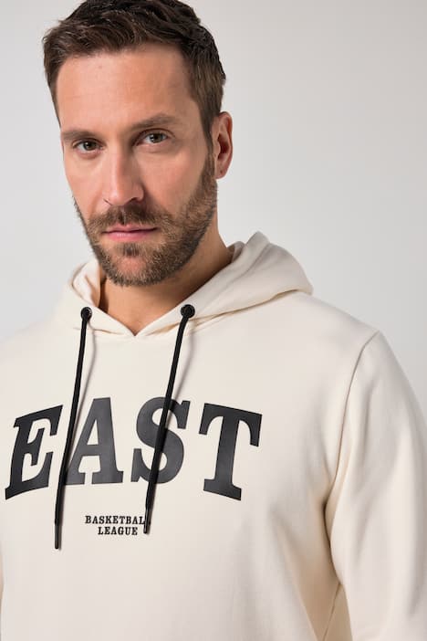 JAY-PI Hoodie, Fitness, Kapuze, Brustprint, bis 7 XL