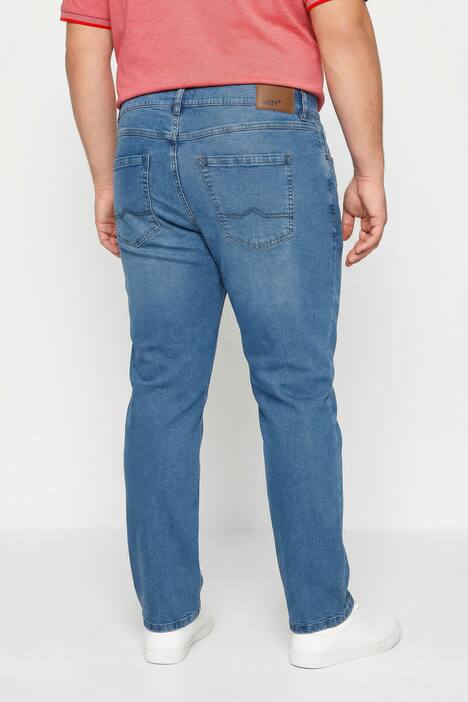 Men + Jeans, FLEXLASTIC®, Denim. 5-Pocket, Straight Fit, bis Gr. 72