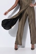 Jumpsuit, glitter, wijde pijp, V-hals, mouwloos