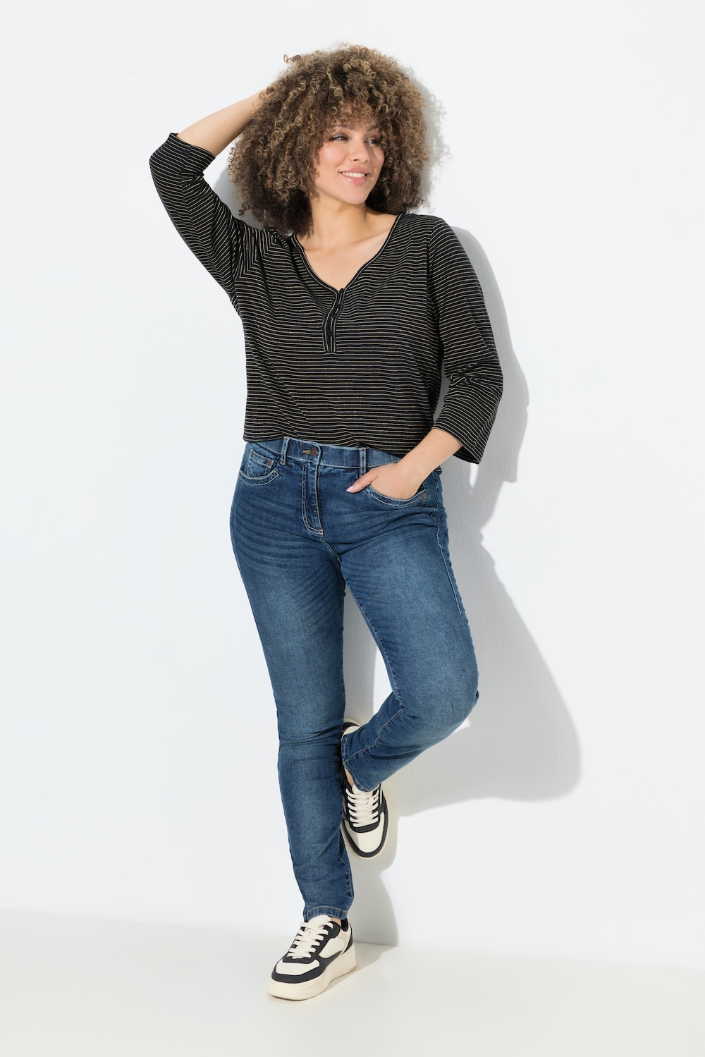 Jeans Sarah, schmales, gerades Bein, Komfortbund