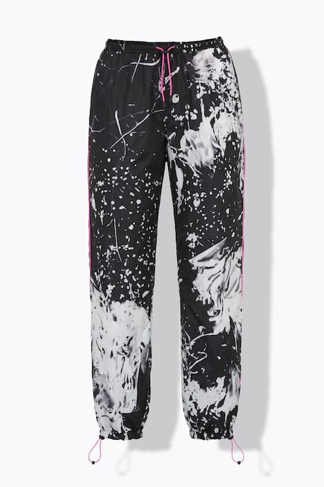 Slip-on-bukser med lifestyle-funktion og lynlås i siden