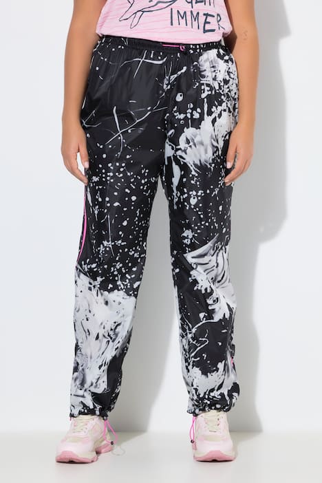 Slip-on-bukser med lifestyle-funktion og lynlås i siden