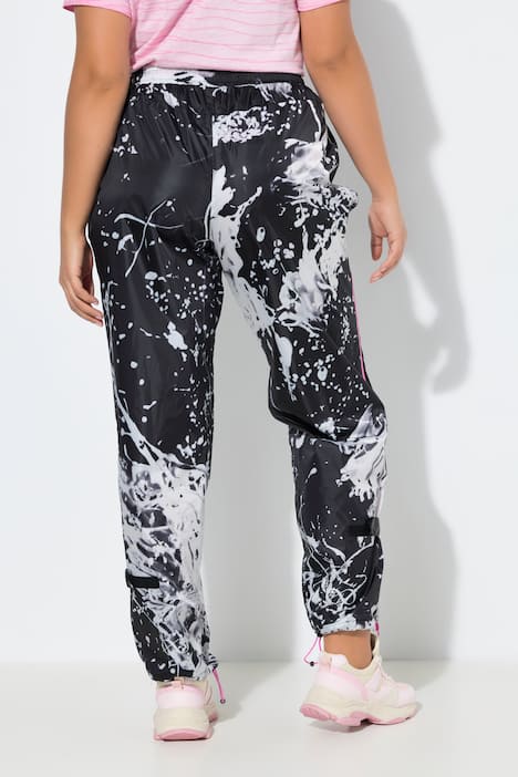 Slip-on-bukser med lifestyle-funktion og lynlås i siden