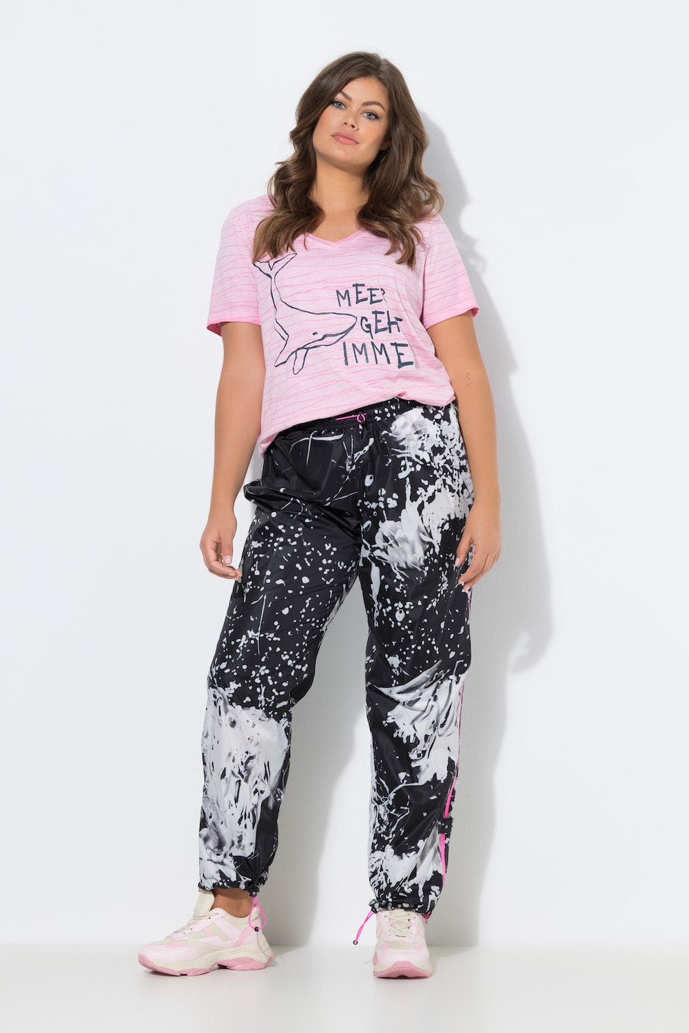 Slip-on-bukser med lifestyle-funktion og lynlås i siden