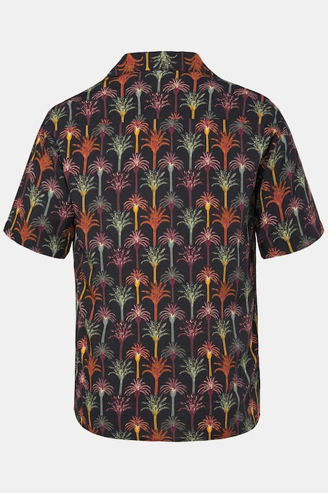 JP 1880 Hemd, Halbarm, Cuba-Kragen, floraler Print, Cuba Fit, bis 8 XL