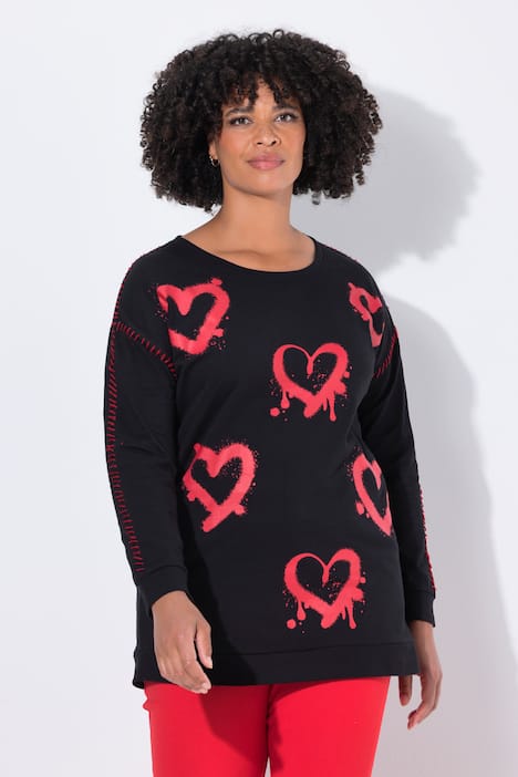 Sweatshirt, loose fit, neon harten