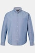 Chemise JP 1880 aspect jean, manches longues et col à pointes boutonnée, coupe Modern Fit - jusqu'au 8 XL