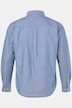 Chemise JP 1880 aspect jean, manches longues et col à pointes boutonnée, coupe Modern Fit - jusqu'au 8 XL