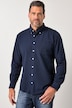 JP1880 Seersucker-Hemd, Langarm, Buttondown-Kragen, Modern Fit, bis 8 XL