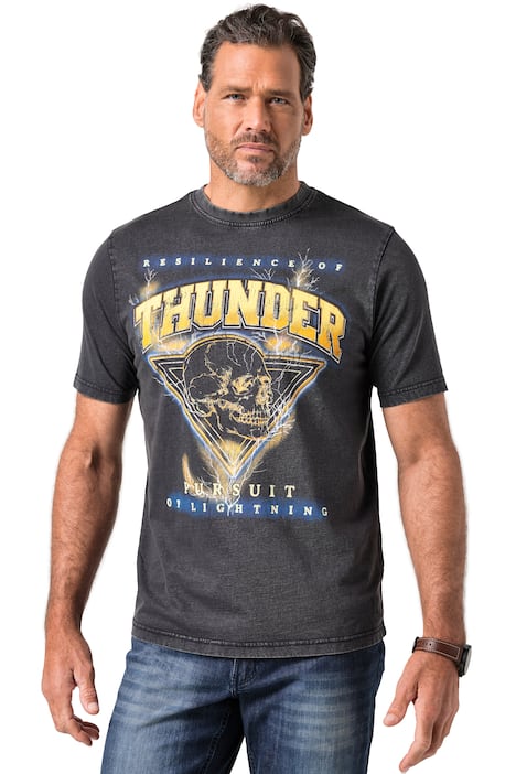 Tričko JP1880, krátké rukávy, vintage vzhled, potisk na hrudi, do 8XL