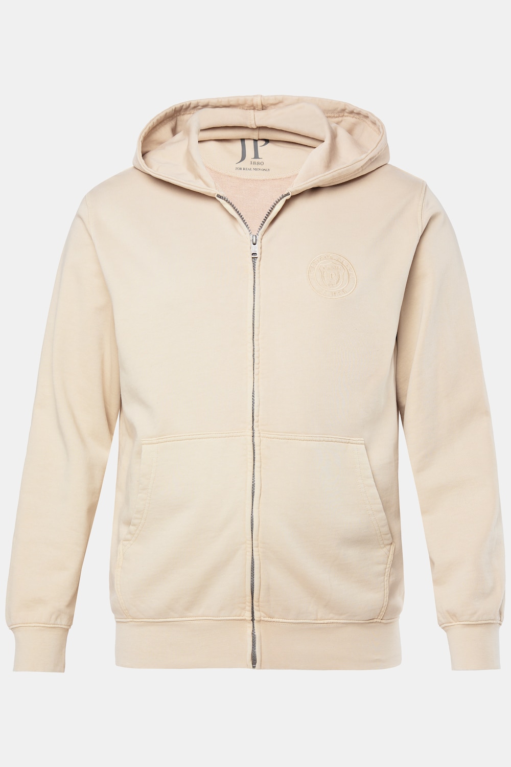 Sweat-shirt à capuche JP 1880, poche kangourou, style vintage - jusqu'au 8 XL