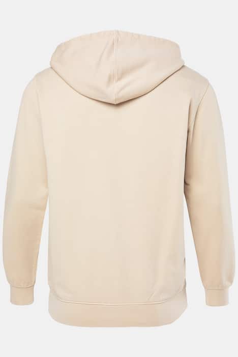 JP1880 Hoodiejacke, Kapuze, Kängurutasche, Vintage Look, bis 8 XL