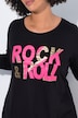 T-Shirt, A-Linie, Rock 'n Roll, Zipfelsaum