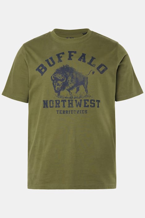 JP1880 T-Shirt, Halbarm, Brustprint, bis 8 XL