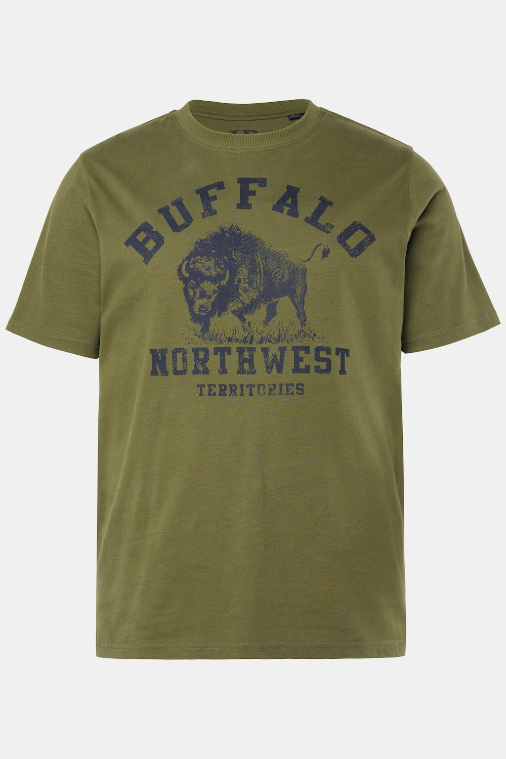 JP1880 T-Shirt, Halbarm, Brustprint, bis 8 XL